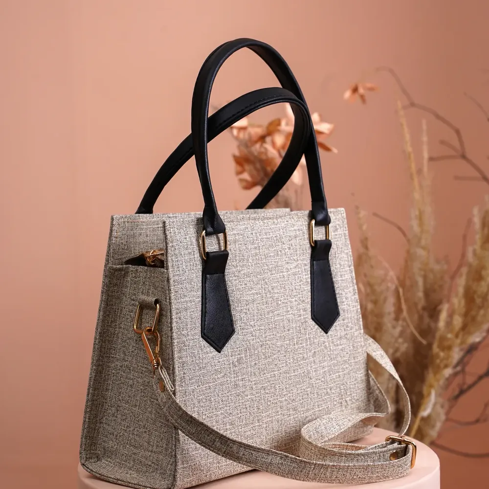Cartera tote con correa
